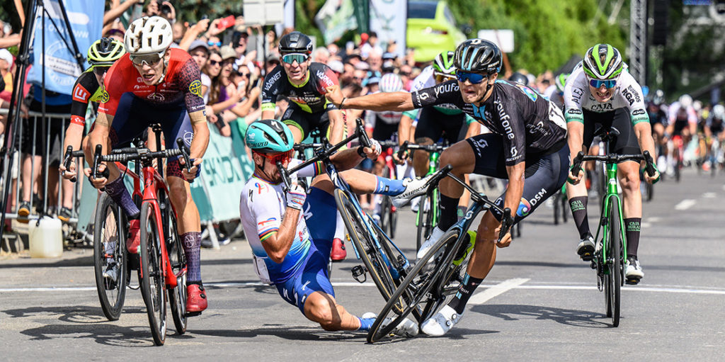 Takto si to nepredstavoval Sagan na šampionáte spadol