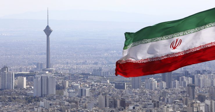 Teherán, Irán, vlajka