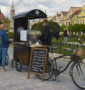 Na snímke historické centrum mesta Prešov.
