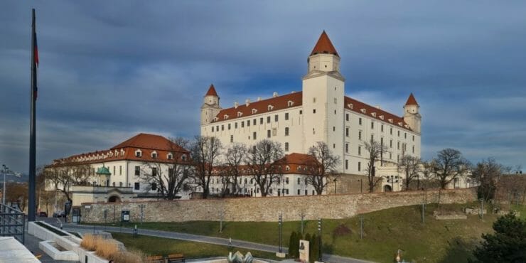 Bratislavský hrad 3. marca 2021 v Bratislave.