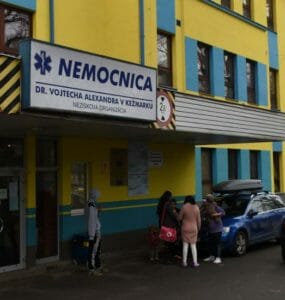 Na snímke budova Nemocnice Dr. Vojtecha Alexandra v Kežmarku 3. februára 2016.