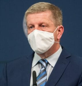 Minister zdravotníctva SR Vladimír Lengvarský (nominant OĽaNO).