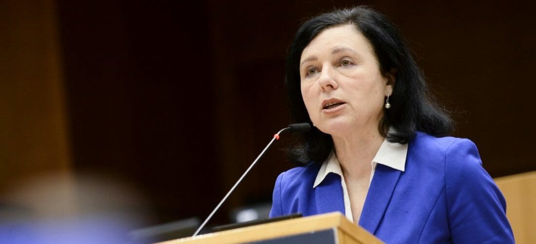 Podpredsedníčka Európskej komisie pre hodnoty a transparentnosť Věra Jourová.
