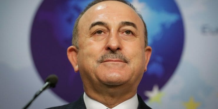Turecký minister zahraničných vecí Mevlüt Čavušoglu.
