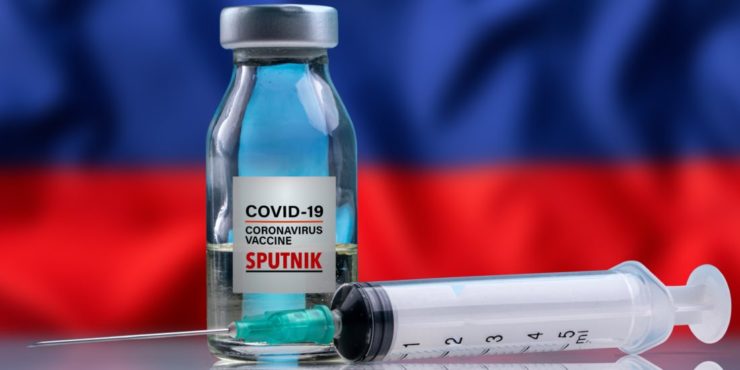 Ruská vakcína proti covidu Sputnik.