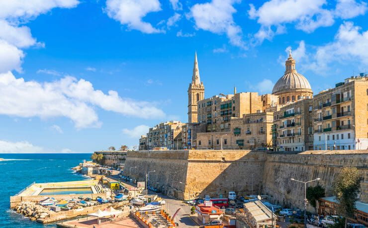 hlavné mesto Valleta