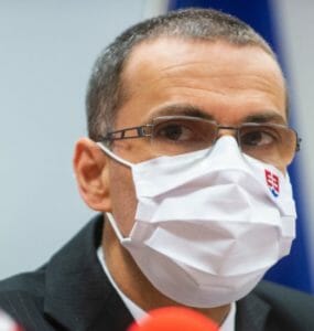 Generálny prokurátor Maroš Žilinka počas tlačvej besedy.