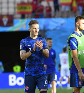 Slovenskí futbalisti Martin Koscelník, Peter Pekarík