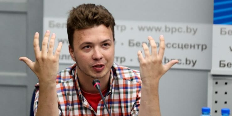 Bieloruský novinár Raman Pratasevič