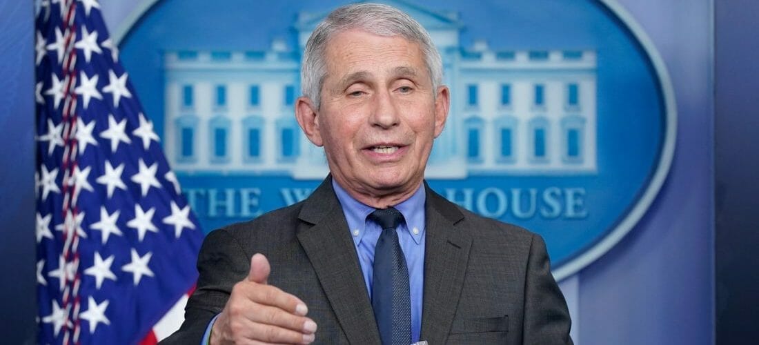 Hlavný zdravotnícky poradca Bieleho domu Anthony Fauci.