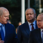 Alexandr Lukašenko a Vladimir Putin.