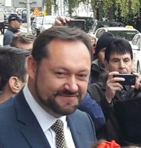 Primátor mesta Nové Zámky Otokar Klein.