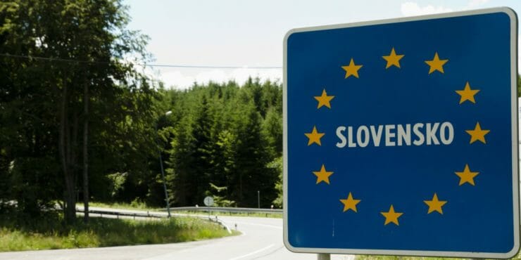 Slovensko, hranica, tabuľa