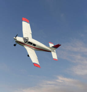 Lietadlo typu Piper.