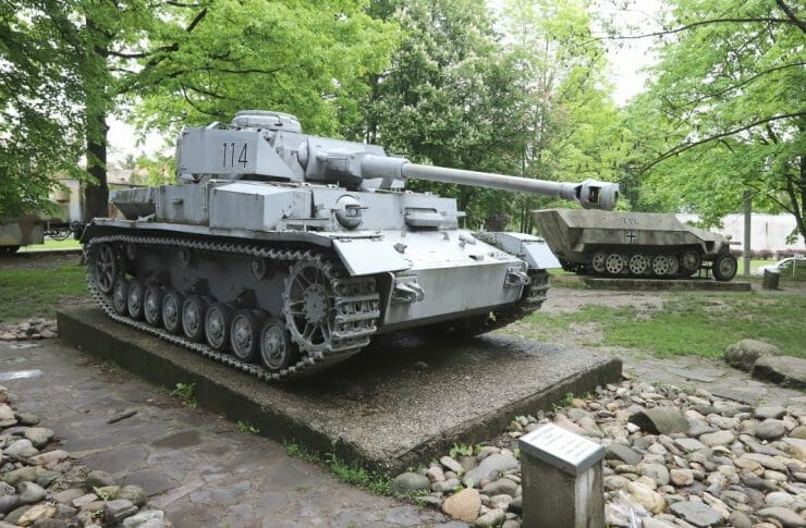 Múzea Slovenského národného povstania, skanzen vojenskej techniky, tank