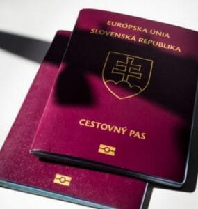 Sklovenský pas, cestovný doklad, SR