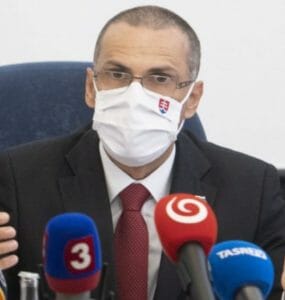 Generálny prokurátor SR Maroš Žilinka počas vyhlásenia 2. septembra 2021 v Bratislave.