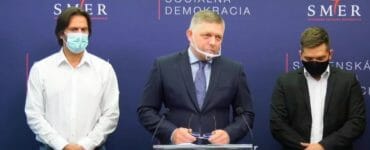 Robert Kaliňák, Robert Fico a Igor Melicher.