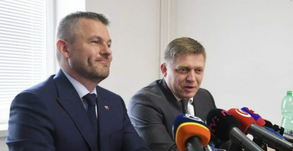 Peter Pellegrini a Robert Fico.