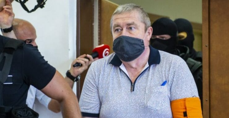 Obžalovaný bývalý špeciálny prokurátor Dušan Kováčik počas hlavného pojednávania.