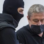 Obžalovaný bývalý špeciálny prokurátor Dušan Kováčik pred vyhlásením rozsudku na Špecializovanom trestnom súde v Pezinku 20. septembra 2021.