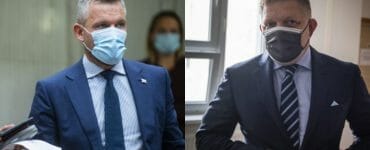 Zľava Peter Pellegrini a Robert Fico.