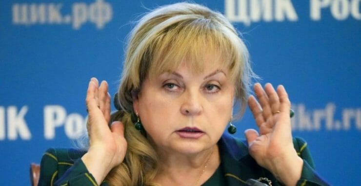 Predsedníčka ruskej Ústrednej volebnej komisie (ÚVK) Ella Pamfilovová