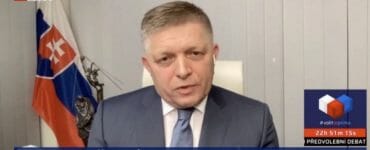 Robert Fico v českej televízii CNN Prima.