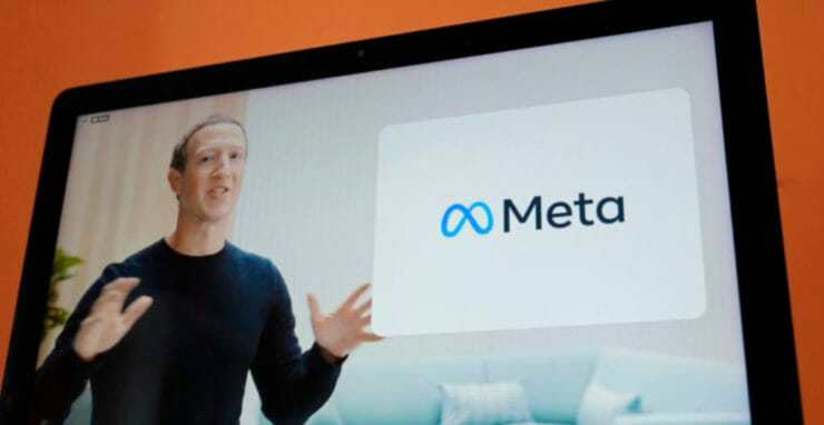 Šéf Facebooku Mark Zuckerberg oznamuje, že spoločnosť Facebook sa premenuje na Meta počas virtuálneho podujatia v kalifornskom Sausalite vo štvrtok 28. októbra 2021.