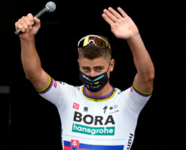 Slovenský cyklista Peter Sagan z tímu BORA-hansgrohe