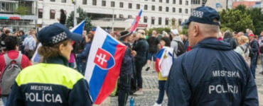 Protest, Bratislava, Mestská polícia Bratislava