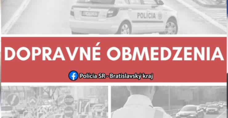 dopravné obmedzenia, bratislavská polícia