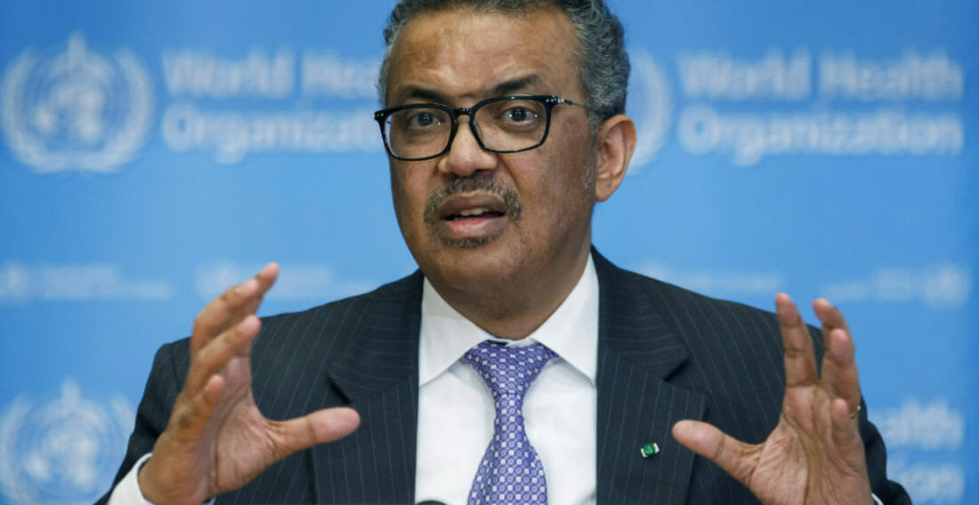 Generálny riaditeľ Svetovej zdravotníckej organizácie (WHO) Tedros Adhanom Ghebreyesus