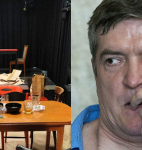 Na kombosnímke Štefan Hríb a fotografia z kontroly v jeho podniku.