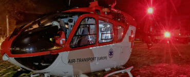 Na ilustračnej snímke vrtuľník Air-Transport Europe.