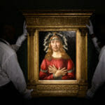 Botticelliho obraz s názvom "Bolestný Kristus"