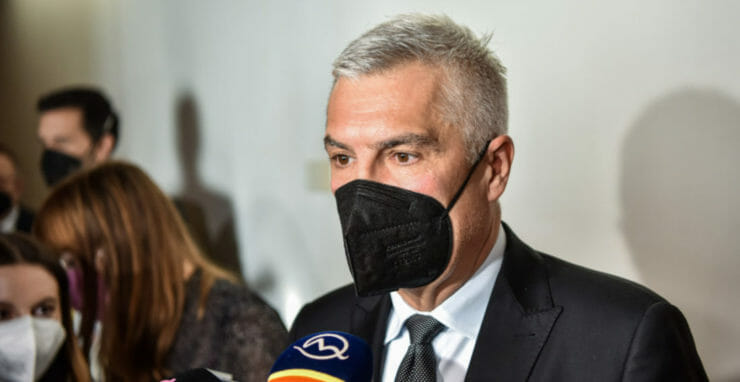 Minister zahraničných vecí a európskych záležitostí SR Ivan Korčok (nominant SaS).