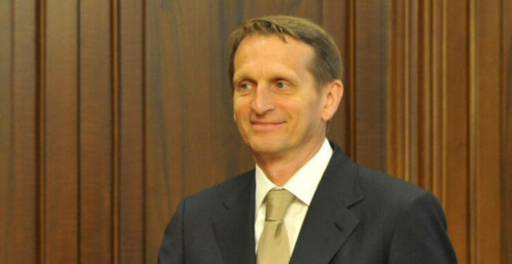 Sergej Naryškin v roku 2015.