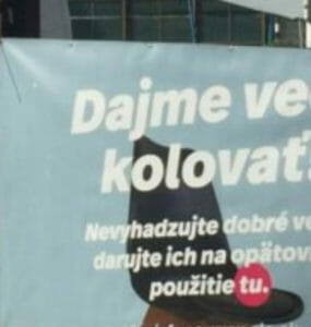 Výzva na odovzdanie nepotrebných, ale stále použiteľných vecí.