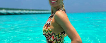 Simona Krainová na dovolenke na Maldivách