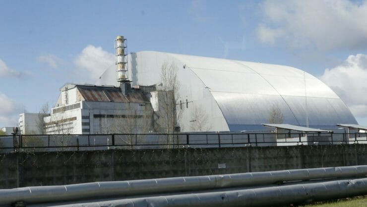 Bývalá jadrová elektráreň v ukrajinskom Černobyli.