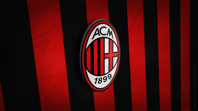 Na ilustračnej snímke logo talianskeho futbalového klubu AC Miláno.