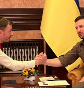 Premiér Heger a prezident Zelenskyj