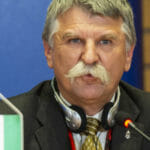 Predseda maďarského Národného zhromaždenia (parlamentu) László Kövér.