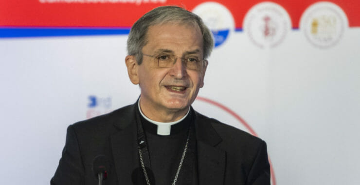 Bratislavský arcibiskup a predseda Konferencie biskupov Slovenska Stanislav Zvolenský.