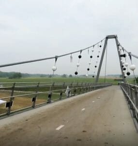 Nový cyklomost medzi Vysokou pri Morave a Marcheggom.