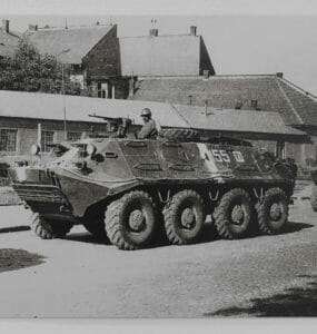 Na snímke fotografia neznámeho autora na výstave fotografií z prvých dní okupácie Československa v auguste 1968.