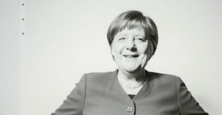 Portrét Angely Merkelovej z roku 2018.