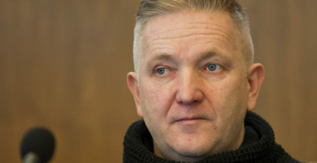Režisér Nikita Slovák na archívnej snímke z januára 2017.