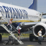 Na ilustračnej snímke lietadlo spoločnosti Ryanair.